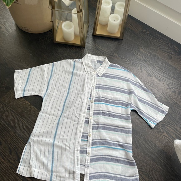RAILS Finley Shirt Size S in blue stripes - Picture 3 of 6